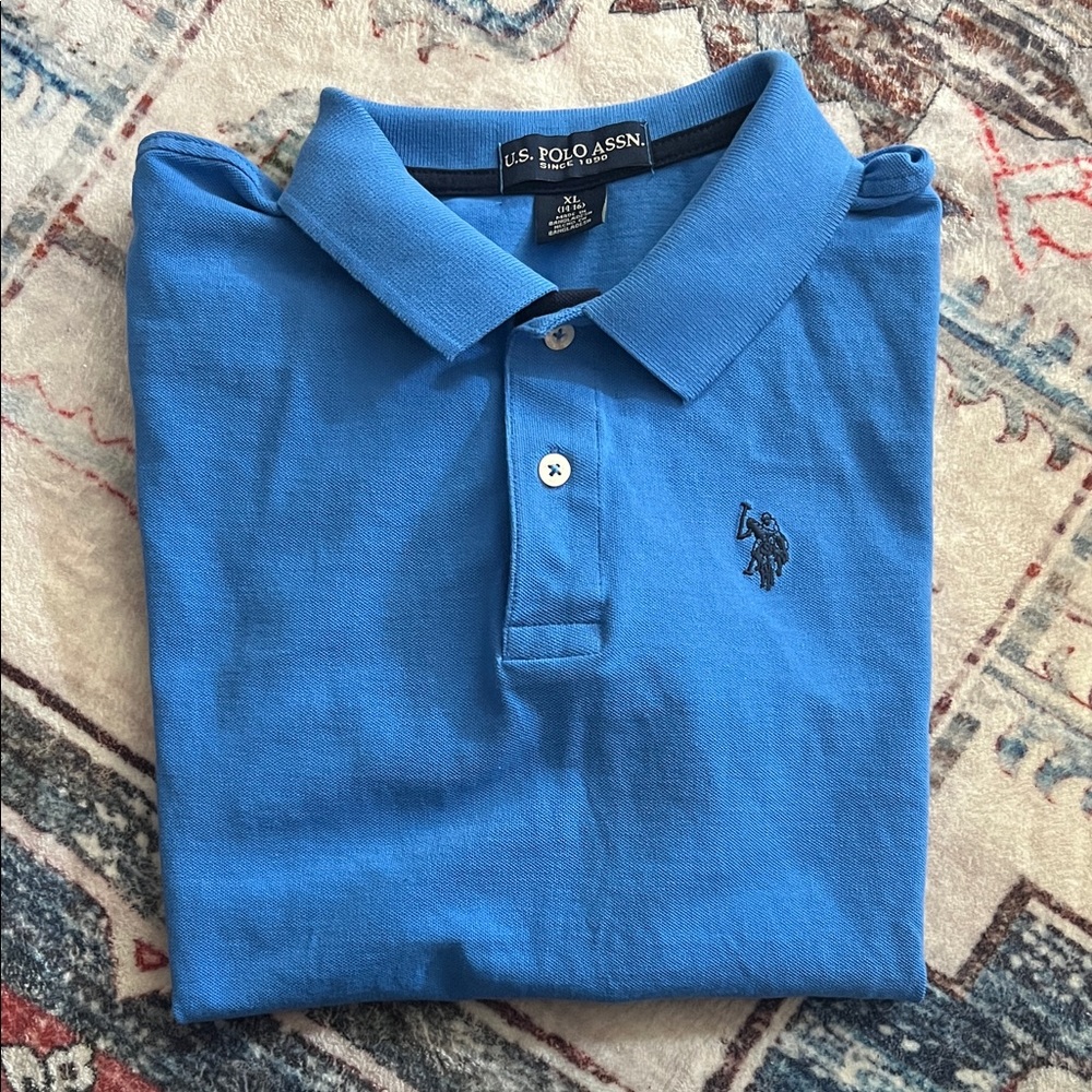 U.S. Polo Assn. Men's Bright Blue Polo Shirt